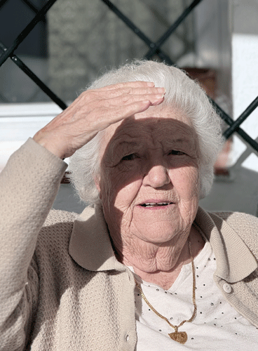 Pilar Palomo de niña