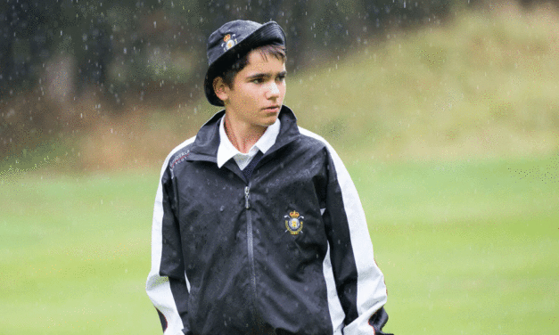 Alejandro Aguilera, estudiante y golfista