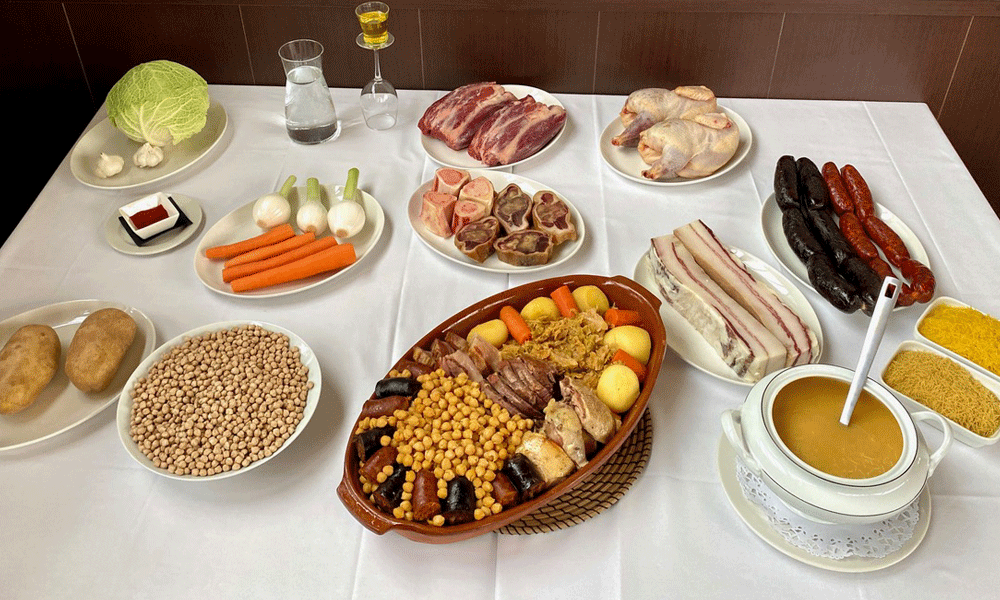 Cocido madrileño en el techo del paraíso